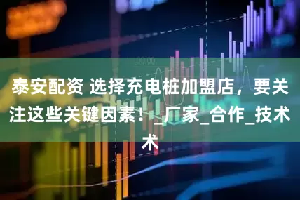 泰安配资 选择充电桩加盟店，要关注这些关键因素！_厂家_合作_技术