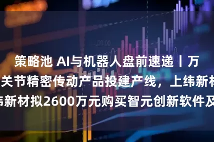 策略池 AI与机器人盘前速递丨万里扬已为机器人关节精密传动产品投建产线,上纬新材拟2600万元购买智元创新软件及代码使用权!